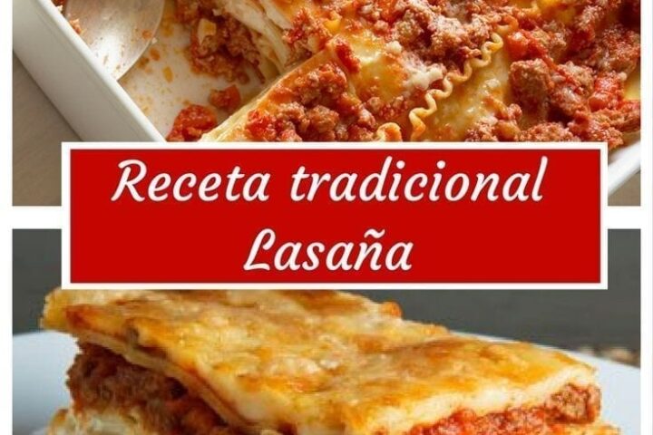 Receta de la lasaña italiana de carne molida
