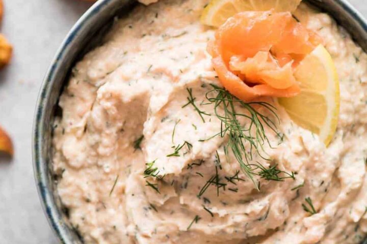 Receta para hacer de paté de salmón y Queso Crema Philadelphia
