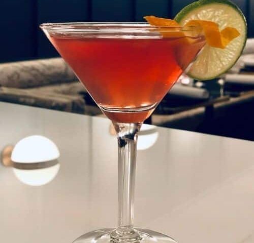 Receta del coctel o trago Cosmopolitan