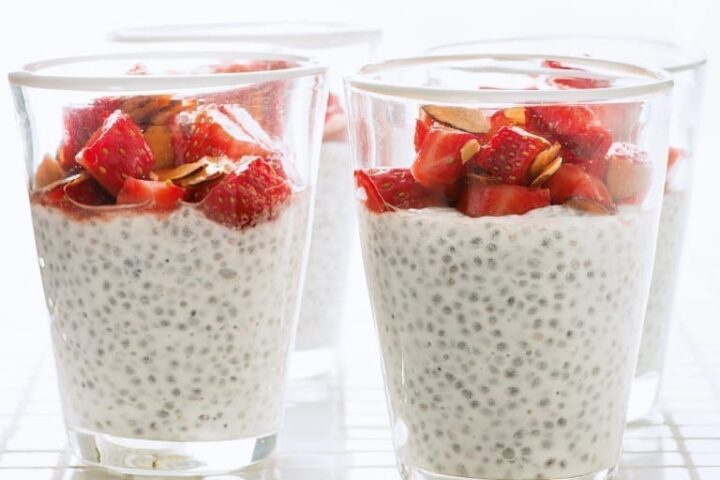 Receta para hacer Pudin de Chia con Yogur