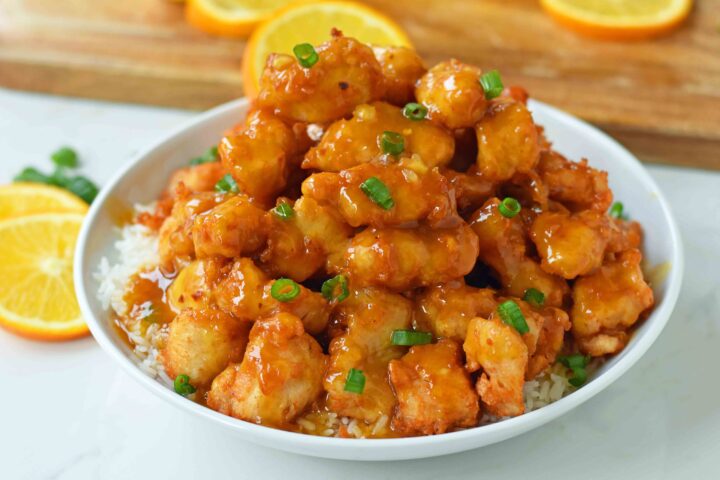 Receta para hacer pollo a la naranja estilo chino