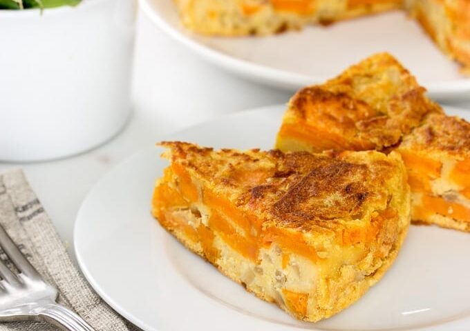 Como Preparar  Tortilla de Boniato o Batata
