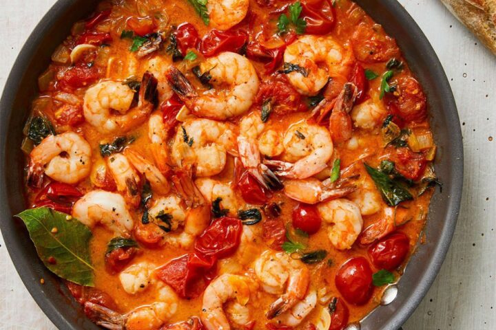 Receta de Camarones en Salsa Roja