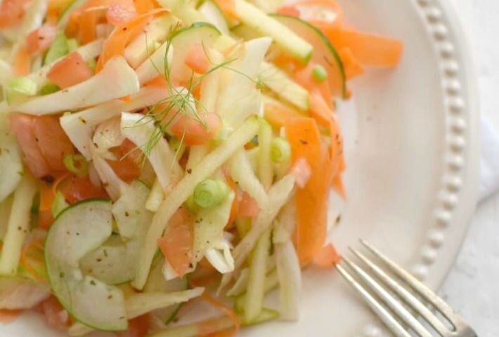 Receta para hacer Ensalada de Salmón
