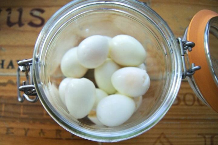 Receta para hacer huevos en vinagre