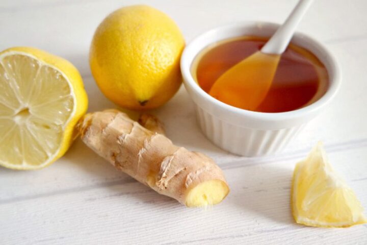 Receta para hacer almibar o jarabe de jengibre y limón