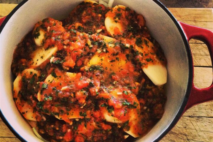 Receta para hacer Bacalao en Cazuela