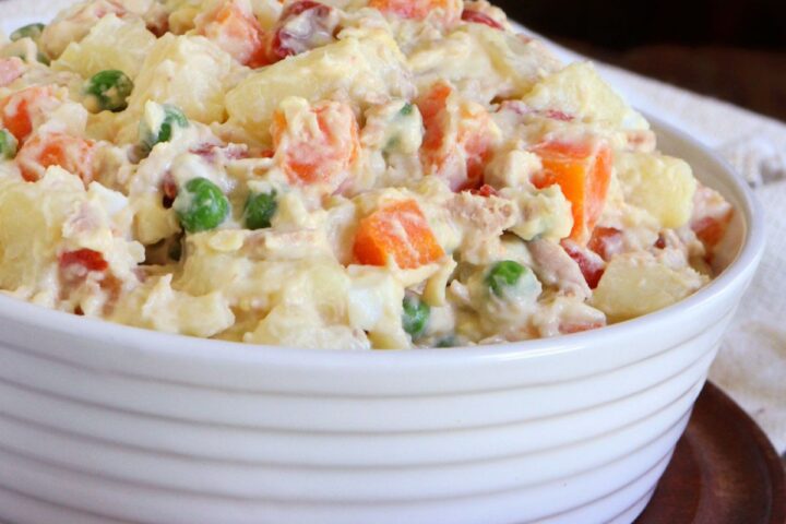 Ensalada Rusa Receta Casera Española