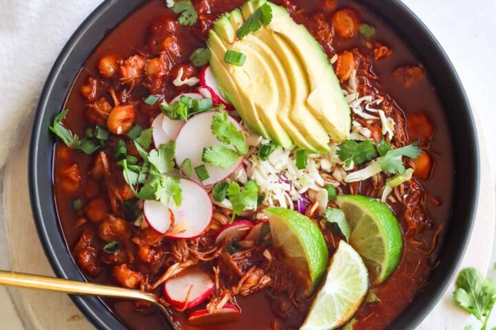 Receta de Pozole Rojo de Puerco