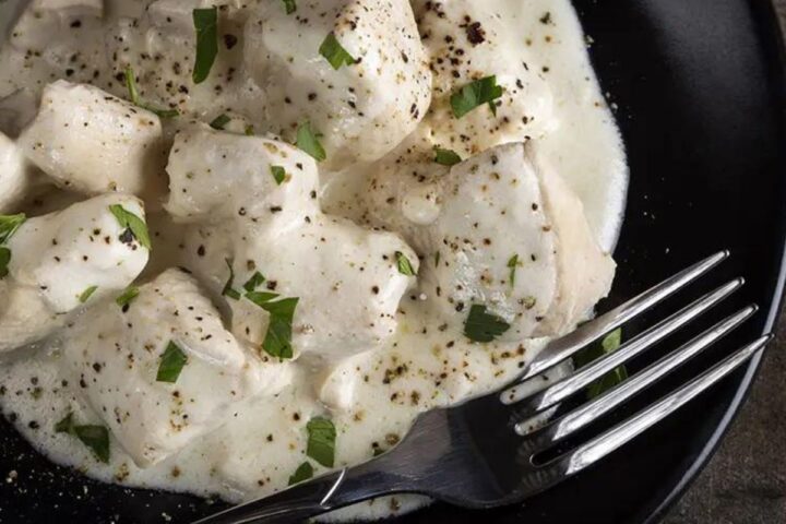 Receta de Pollo con Salsa de Queso Azul