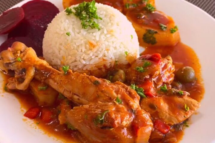Receta de Fricase de Pollo Cubano