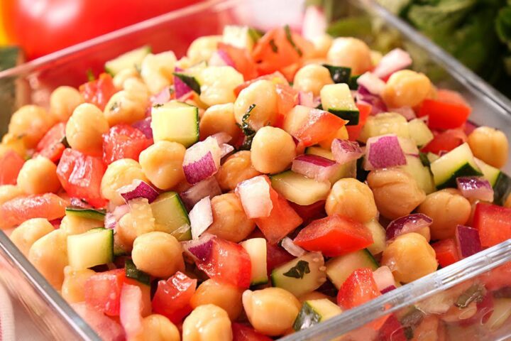 Receta de Ensalada de Garbanzos