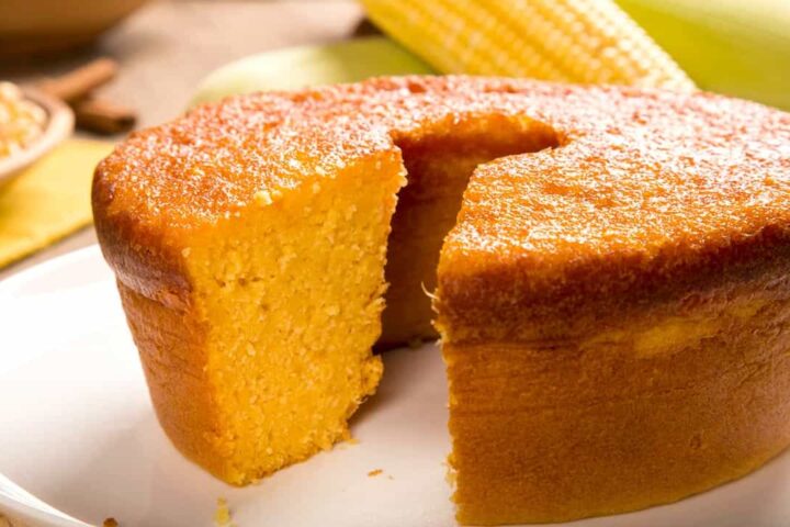 Receta mexicana del Pan o Pastel de Elote