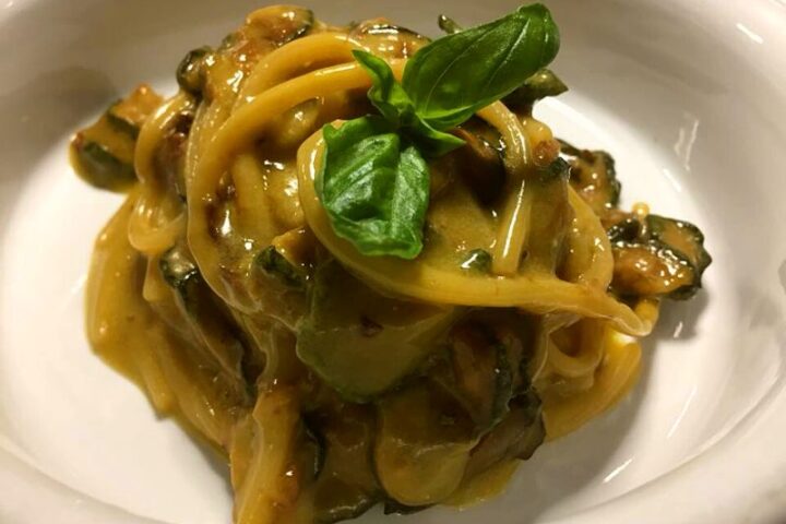 Receta italiana de Pasta con Calabacín (Nerano)