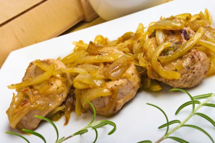 Receta de Lomo de Cerdo con Cebolla￼