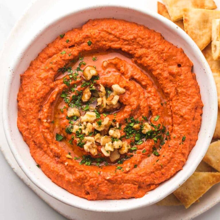 Receta de Muhammara ó Salsa de Pimentón