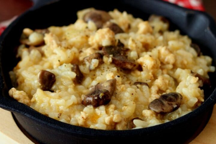 Receta italiana del Risotto de Pollo