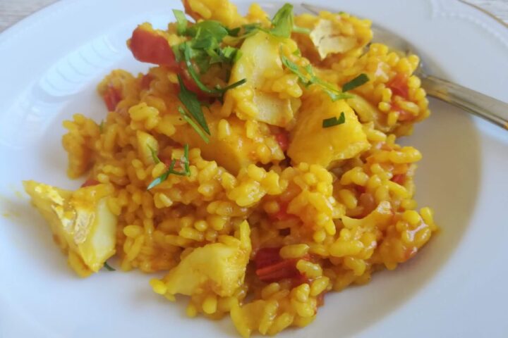 Como hacer arroz con bacalao