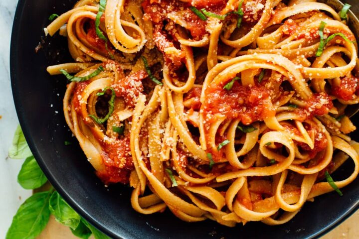 Receta de Pasta a la Marinera con Salsa de roja